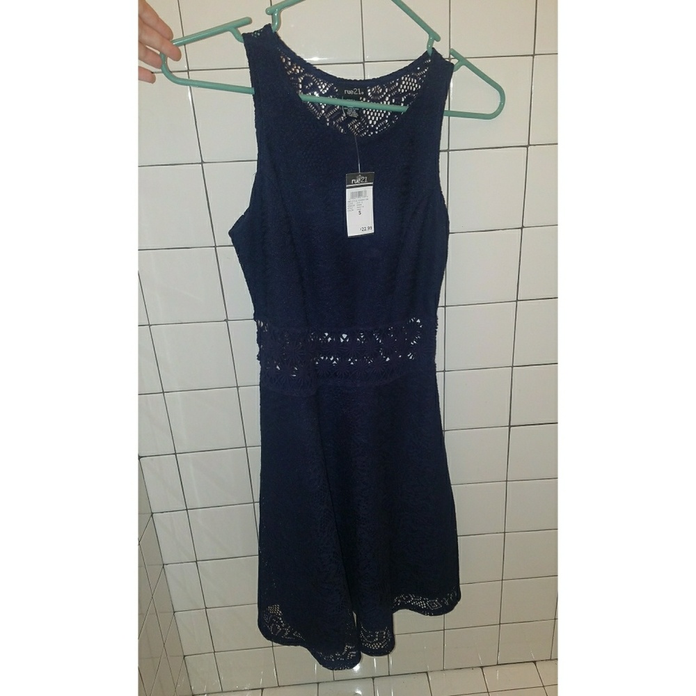 Lace dress w/ cutouts
